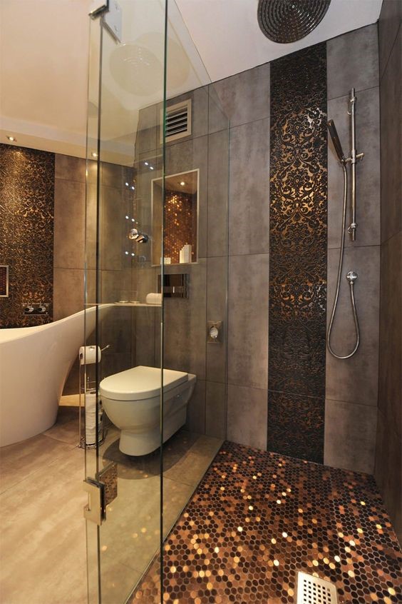 banheiro estilo spa com pedras