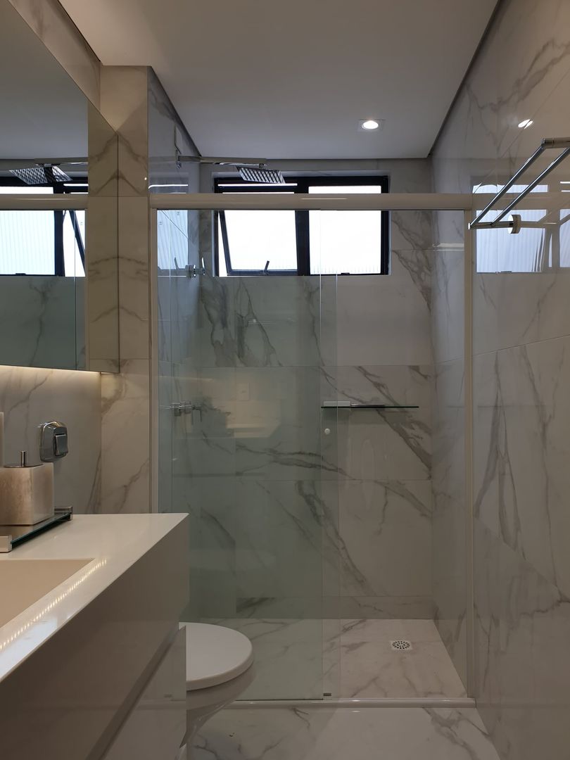 Guia Completo: Cores de Porcelanato Marmorizado para Ampliar e Modernizar seu Banheiro