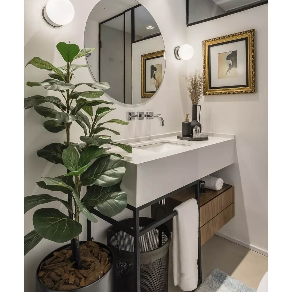 decoracao banheiro moderno versus rustico