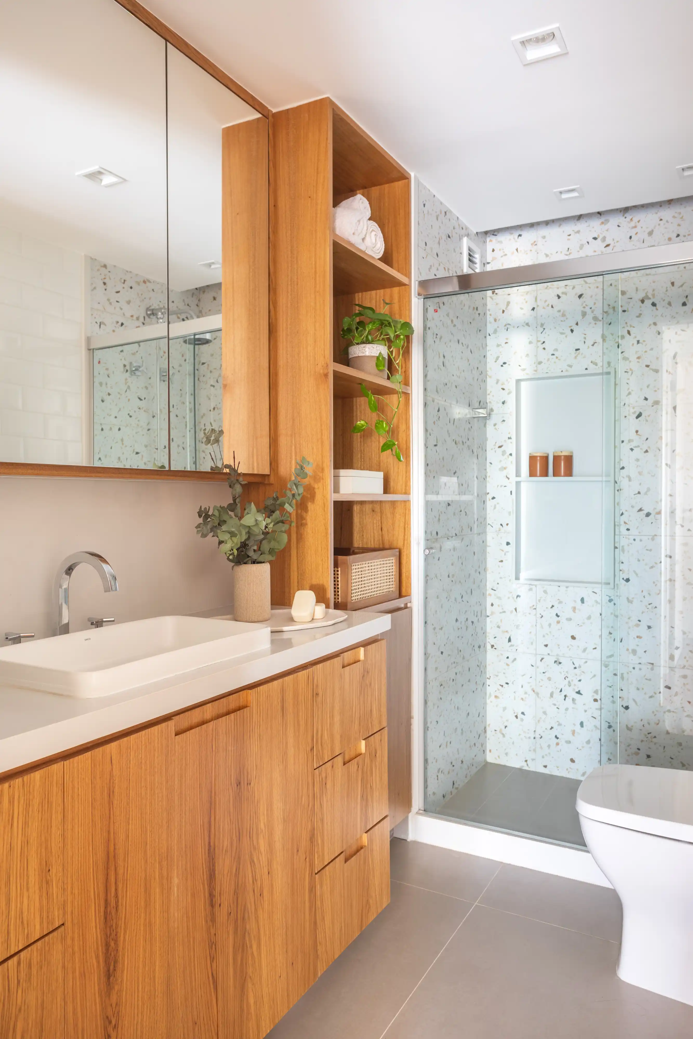 ideias de banheiro com granilite