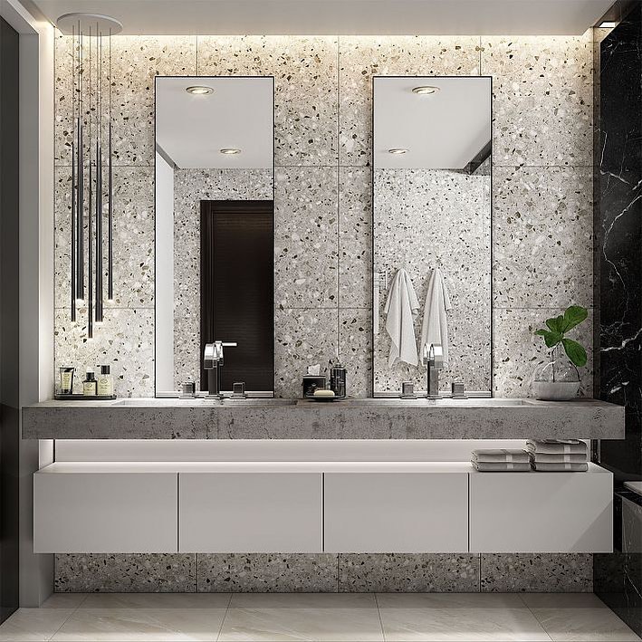 granilite vs porcelanato no banheiro