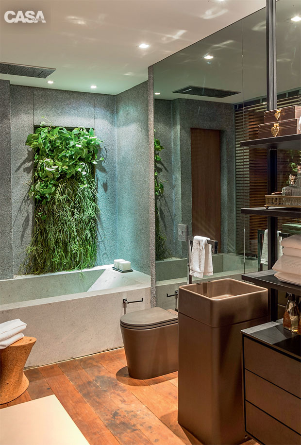 banheiro integrado ao quarto