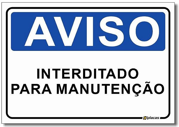 placa cuidado banheiro interditado