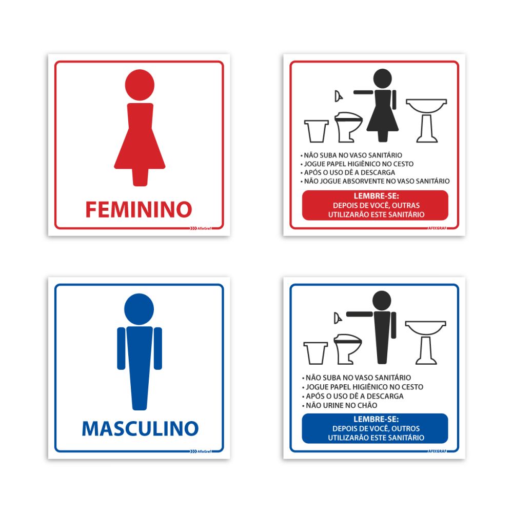 banheiro masculino e feminino