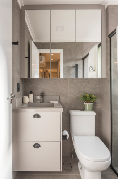 Banheiro Pequeno Branco e Cinza: As Tendências de Decoração para 2026
