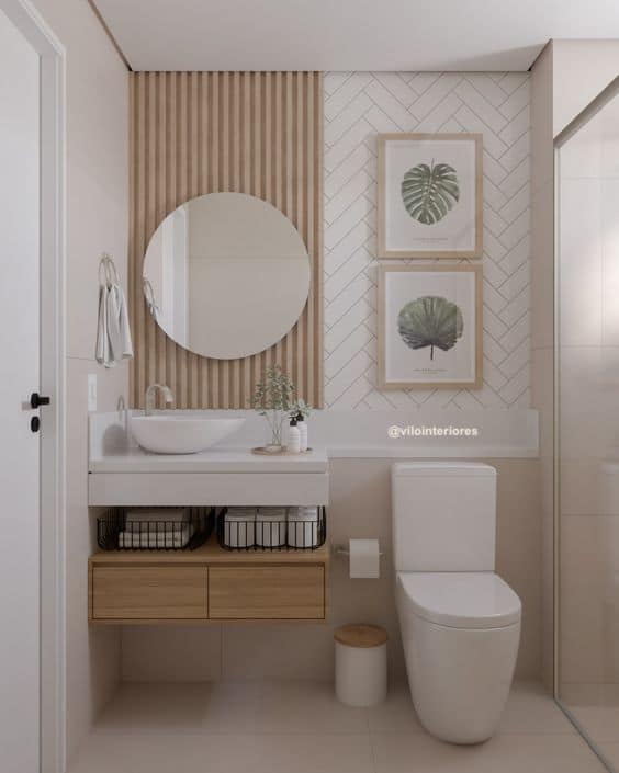 como decorar banheiro pequeno gastando pouco