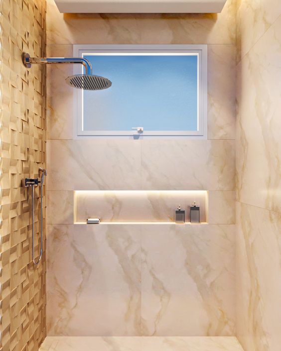 nicho embutido vs nicho de sobrepor para banheiro pequeno