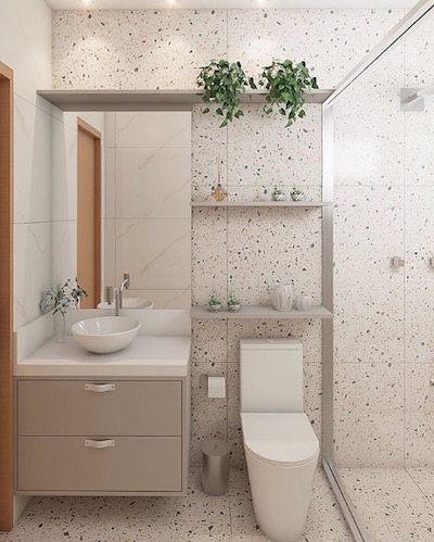 preço porcelanato banheiro pequeno