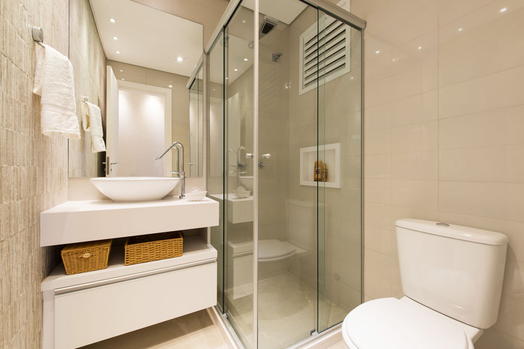 banheiro pequeno no porcelanato