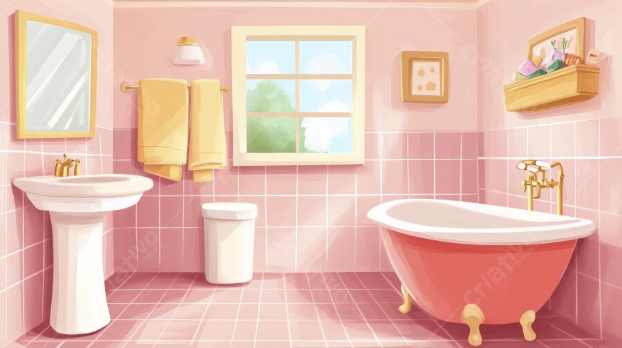 Transforme Seu Banheiro em um Spa: Dicas de Decoração com Toques de Rosa