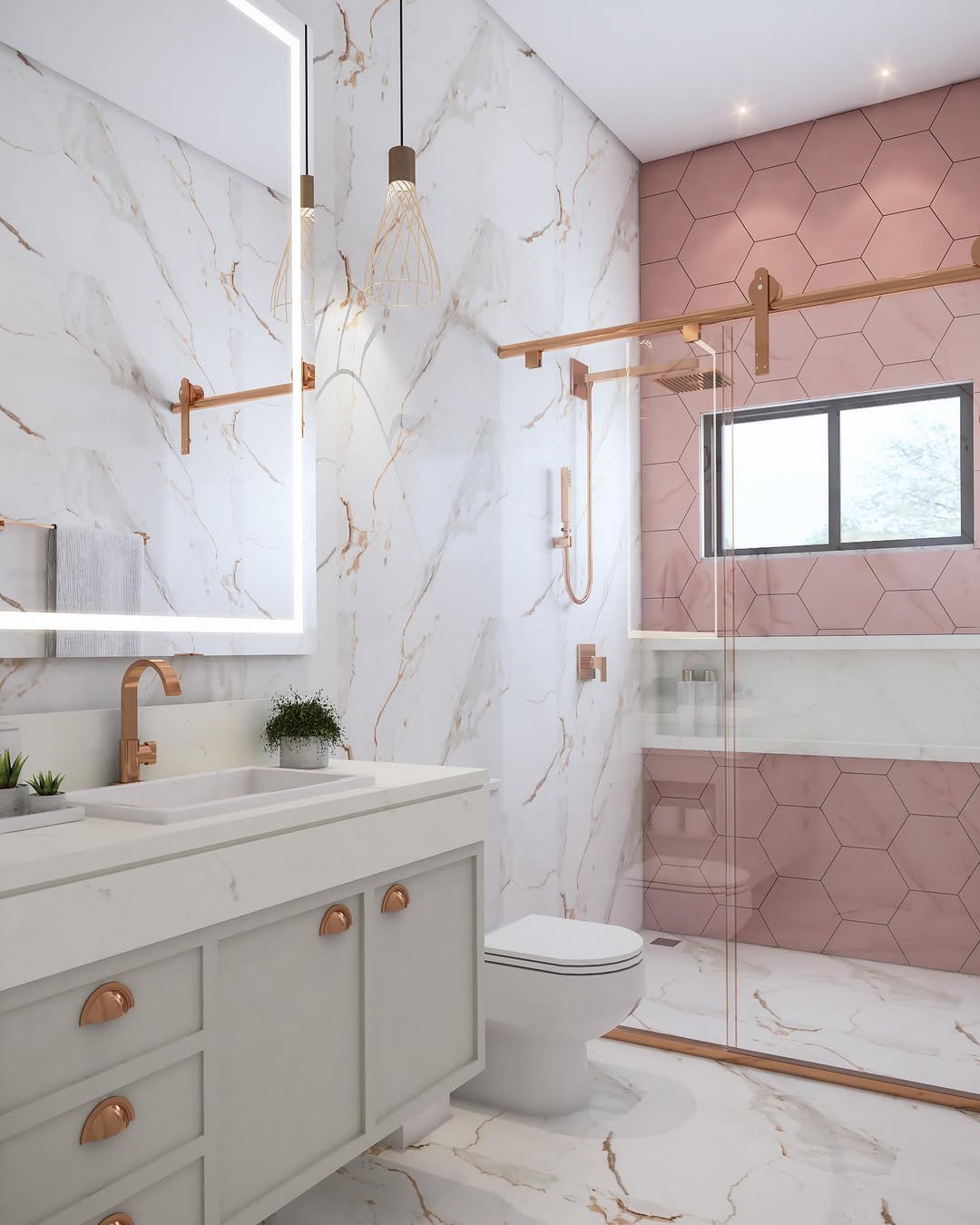 Como combinar rose gold com porcelanato cinza no banheiro | Guia completo para limpar e manter metais rose gold no banheiro | 7 marcas de acessórios para banheiro em rose gold que você precisa conhecer | Rose gold vs. cromado: qual escolher para seu banheiro? | Como usar espelhos com moldura rose gold para ampliar o banheiro