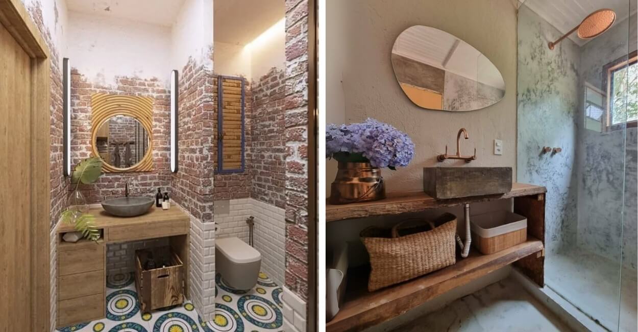 quanto custa decorar banheiro rústico