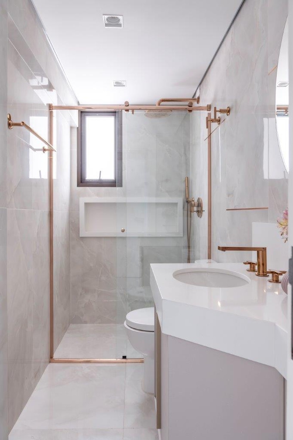 Banheiros com nichos