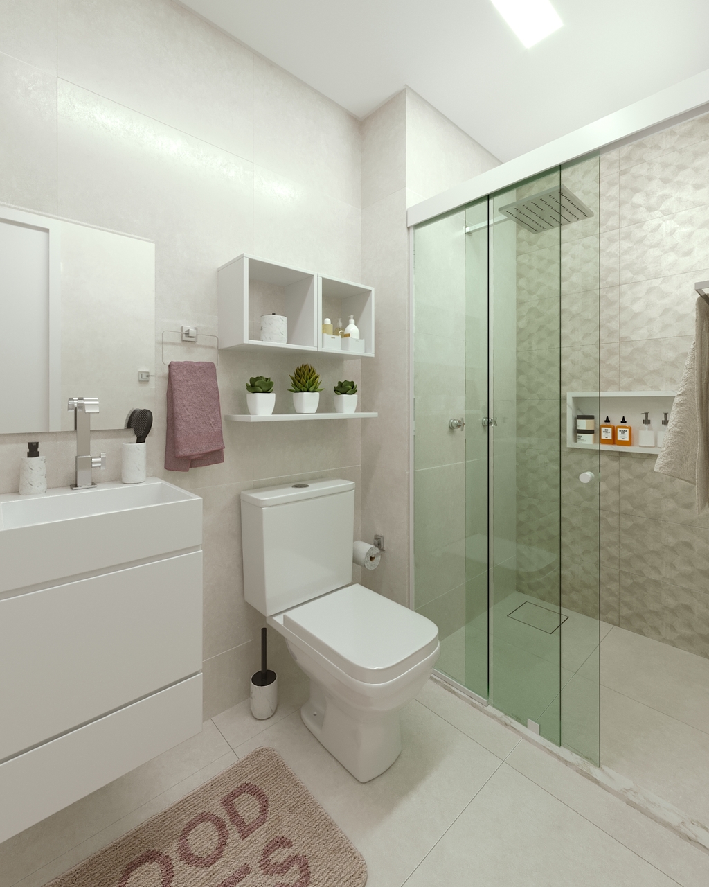 como fazer um nicho de banheiro embutido