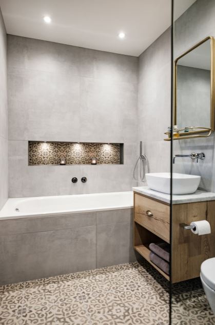 Banheiros com nichos