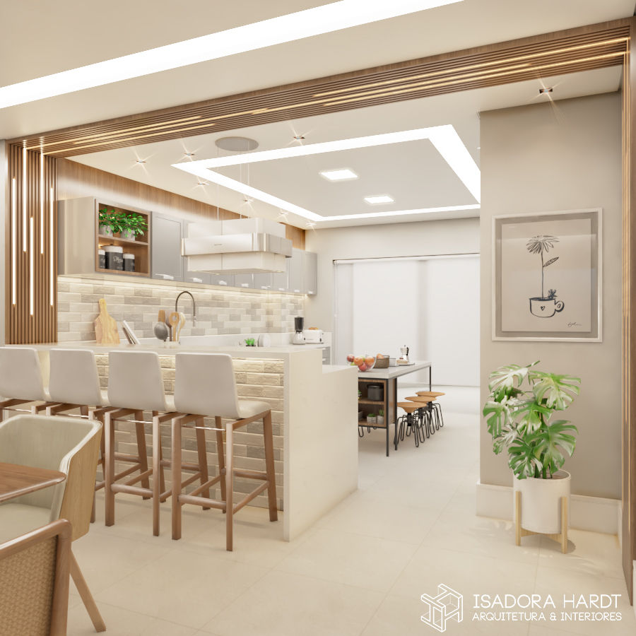 banqueta alta cozinha americana