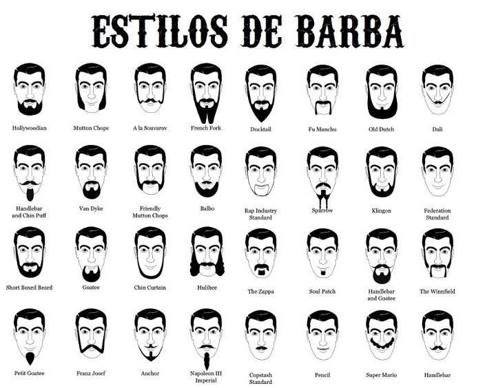 barba cabelo e bigode