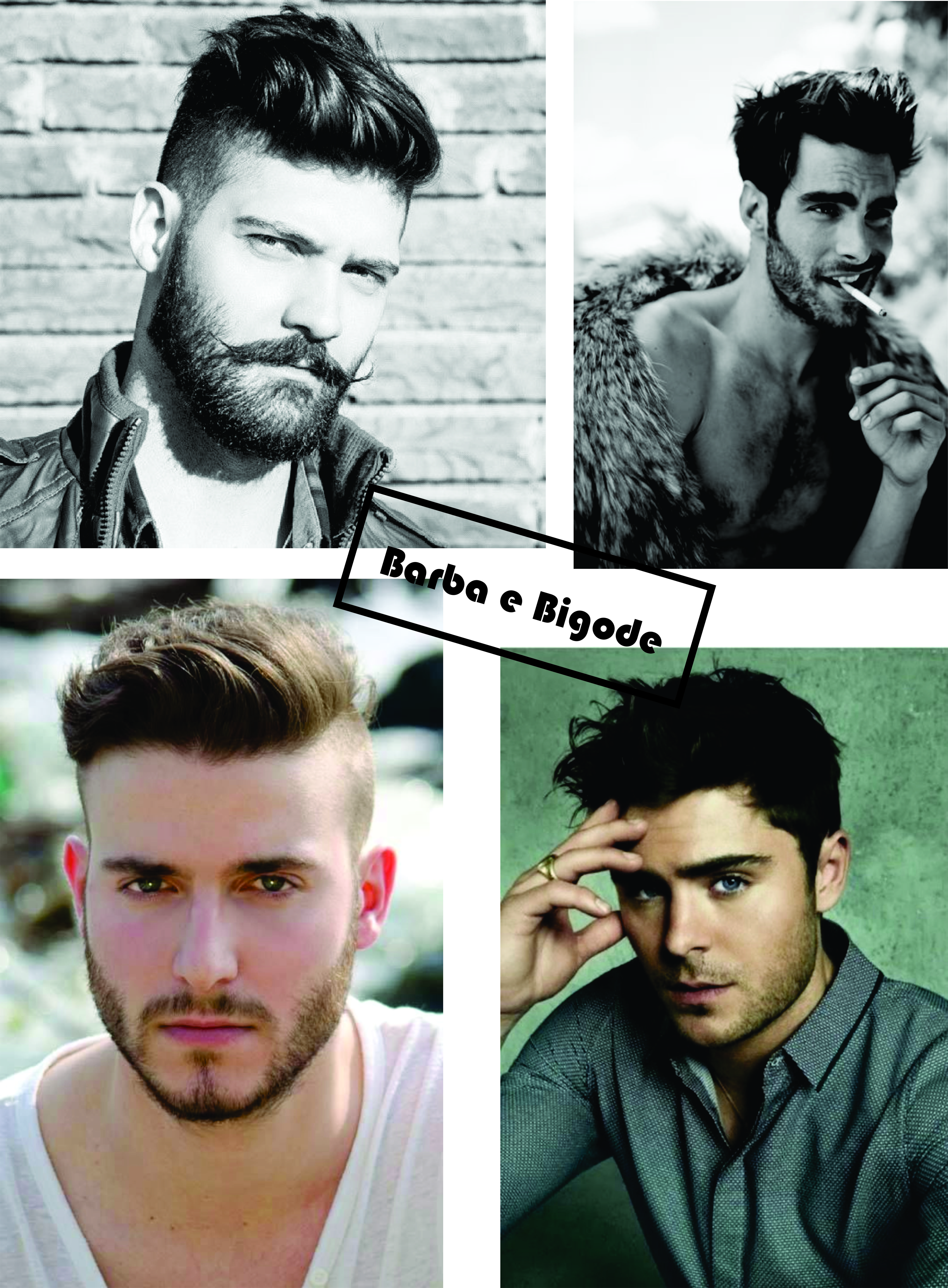 barba cabelo e bigode