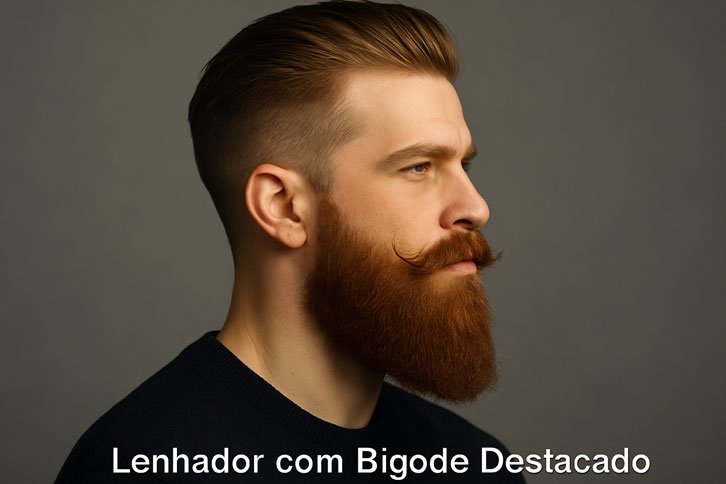 barba lenhador degrade