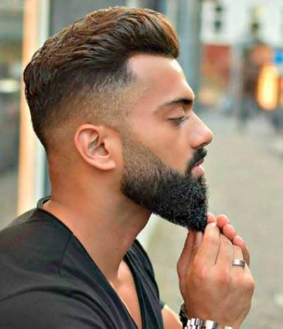 barba lenhador degrade