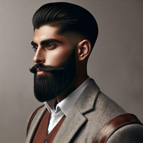 barba lenhador degrade