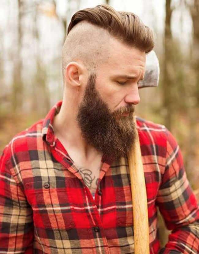 barba lenhador degrade