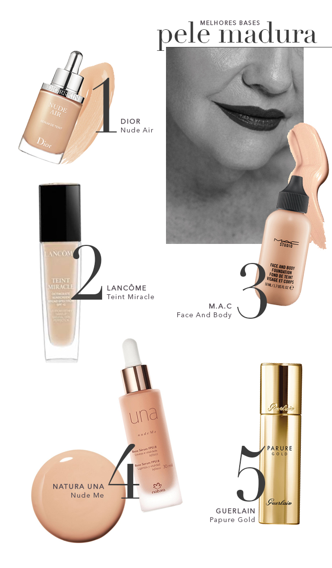 Bases Para Pele Madura