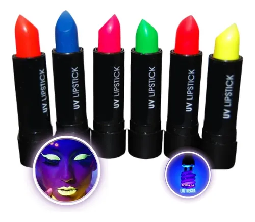 Top 5 Batons Neon que Brilham na Luz Negra