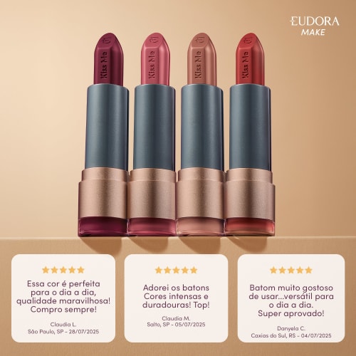 Comparativo: Batom Unique Coffee vs. Glam Coffee Eudora