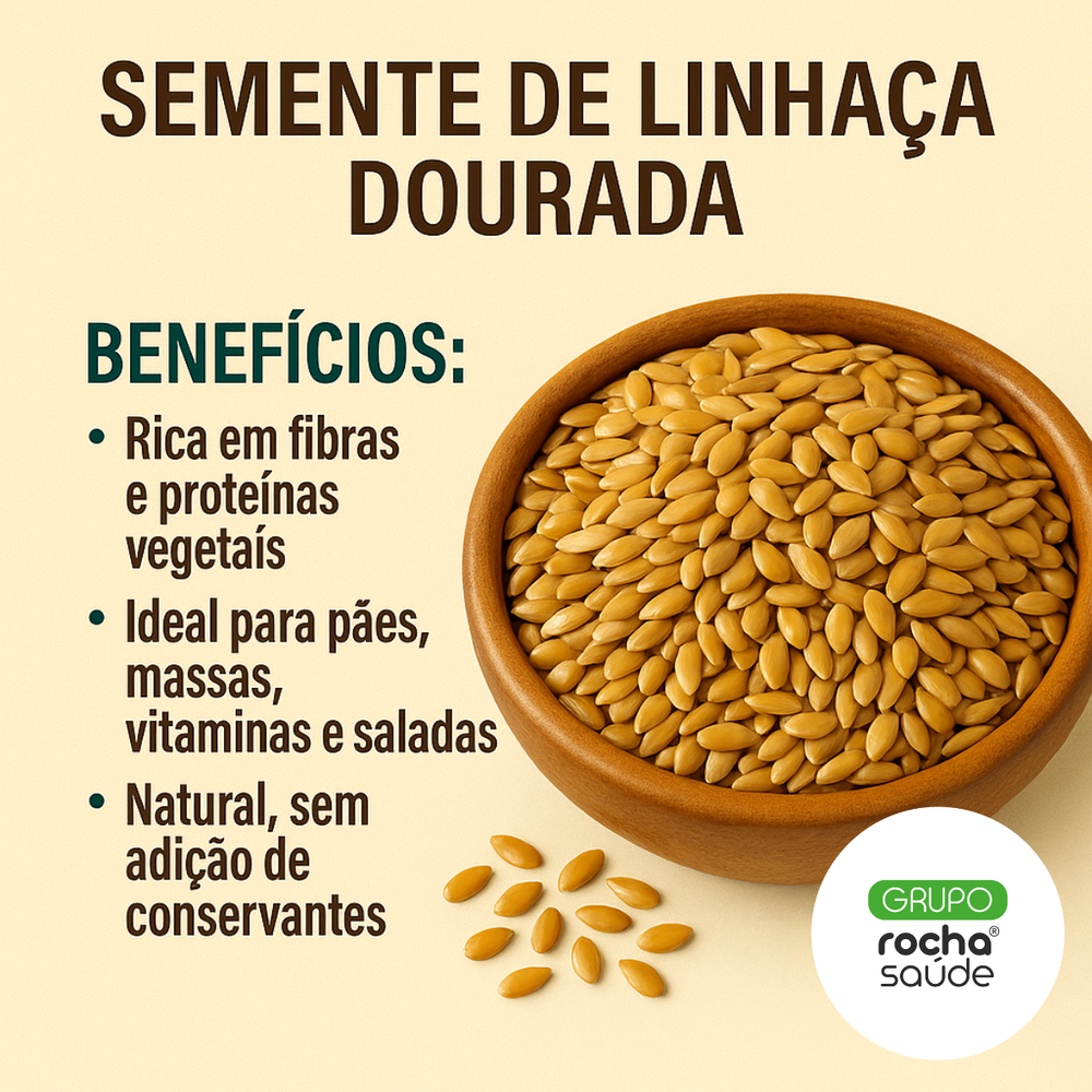 benefícios da linhaça dourada