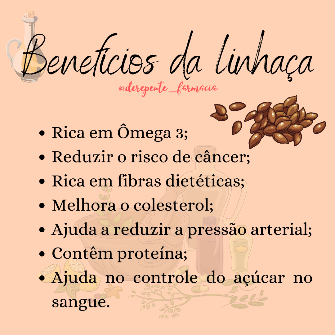 benefícios da linhaça marrom