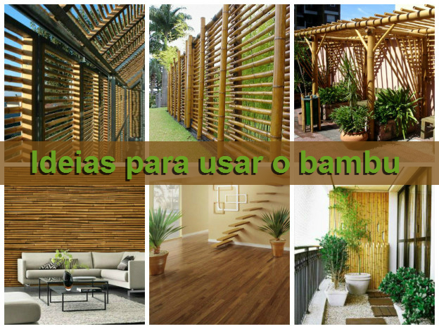 biombo de bambu