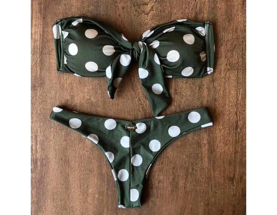 História da estampa poá na moda praia