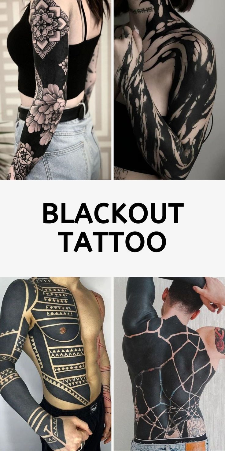 Blackout Tattoo: O Guia Completo sobre o Estilo de Tatuagem Sólida
