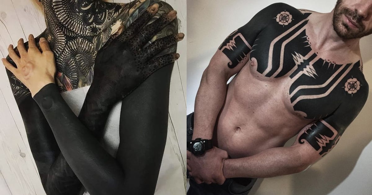 Dor, Cicatrização e Cuidados: Tudo Sobre a Blackout Tattoo