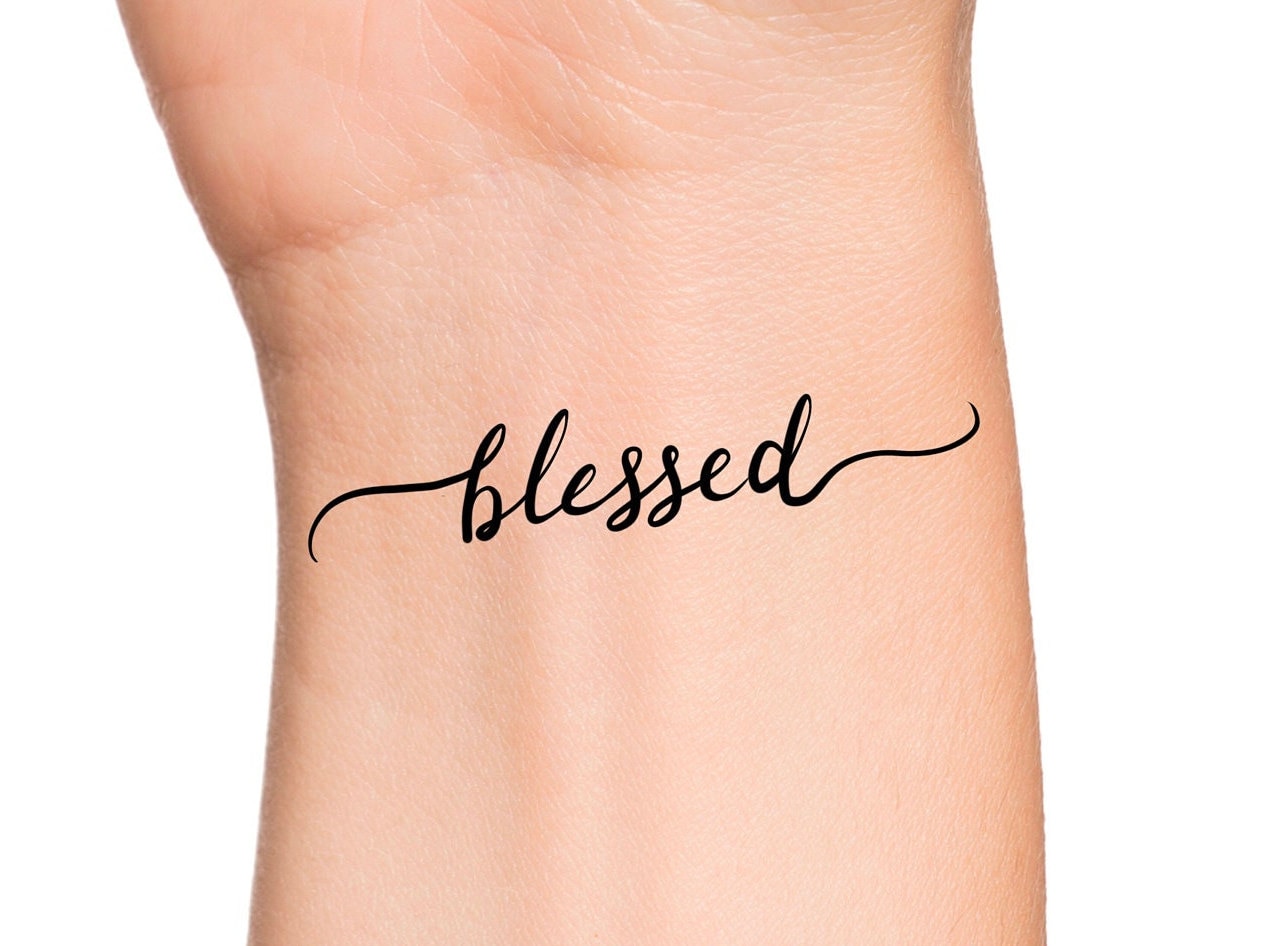 blessed tattoo