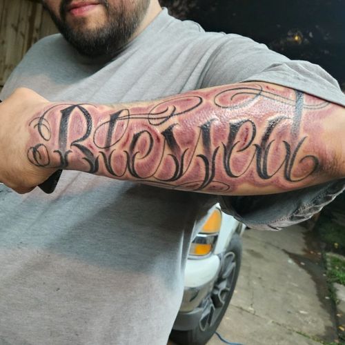 tatuagem blessed inspiração