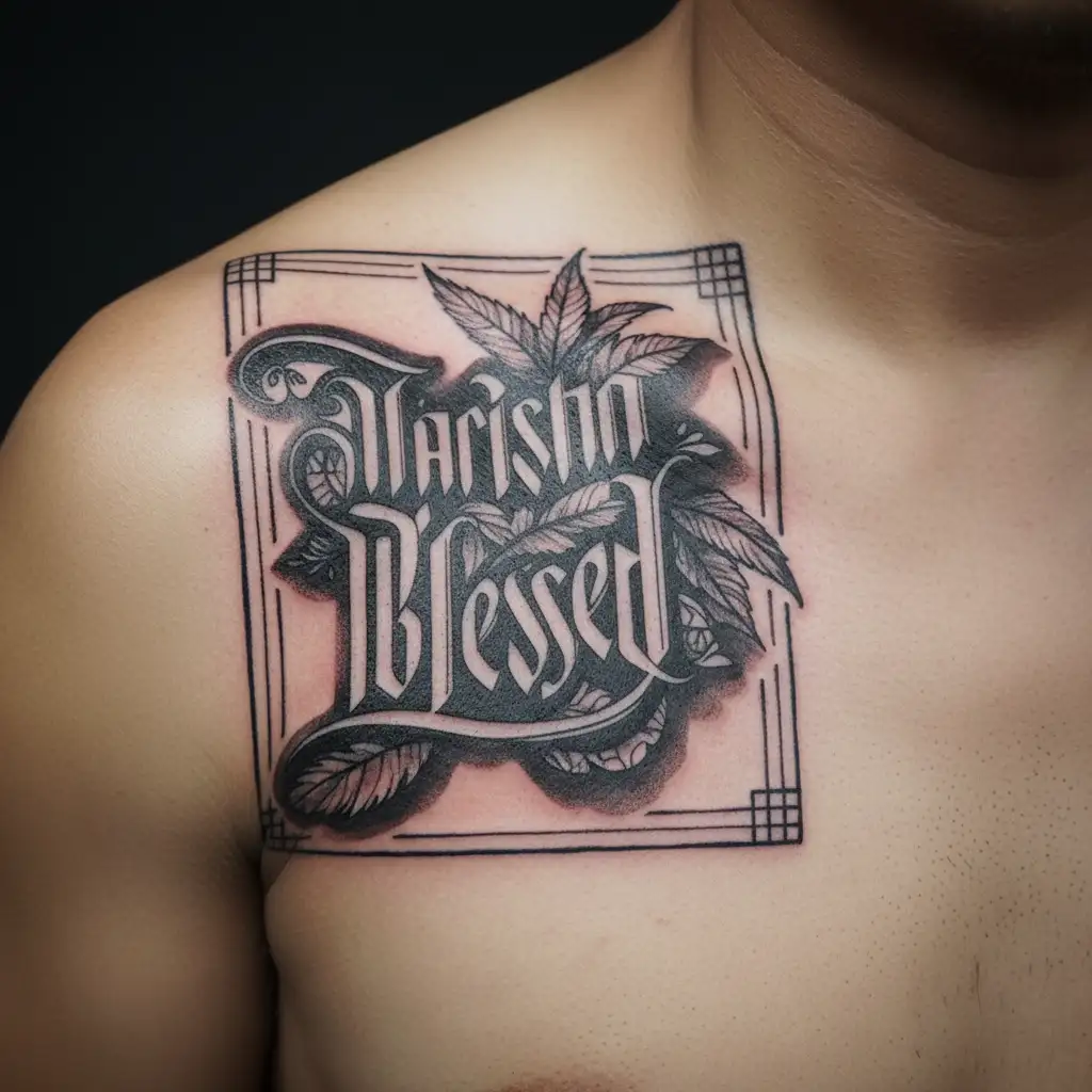 blessed tattoo