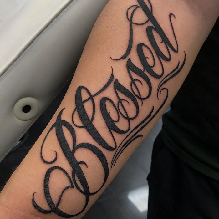 blessed tattoo