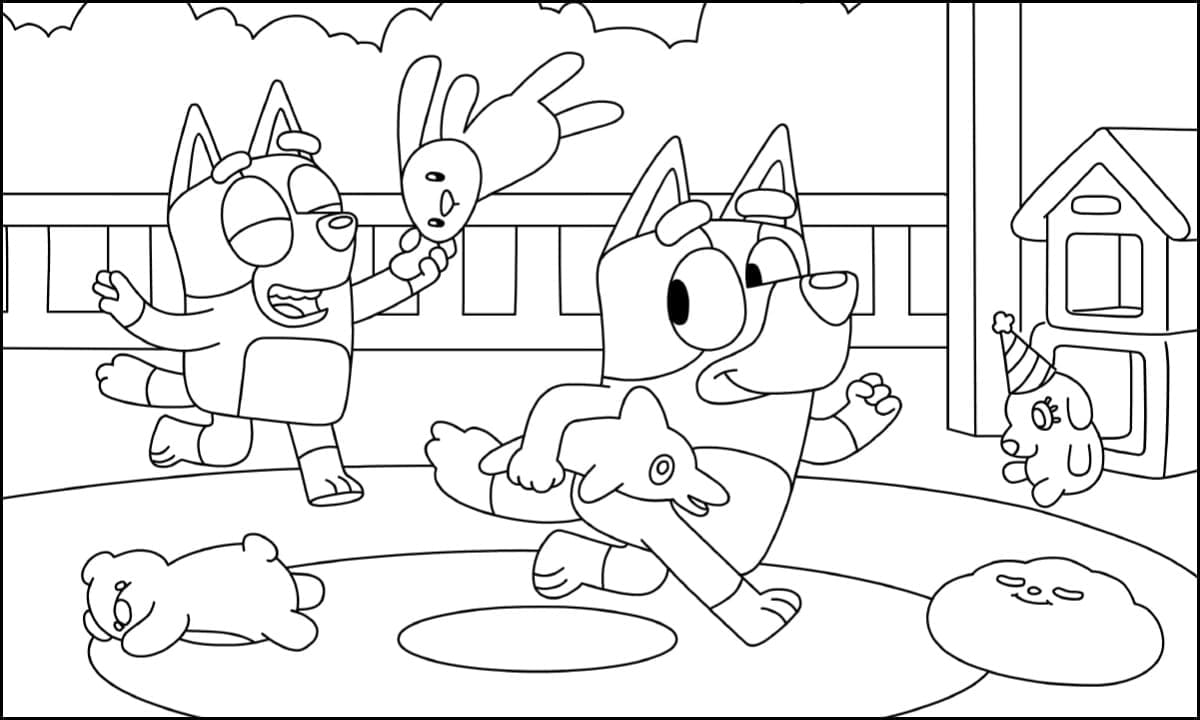 desenho da bluey para imprimir