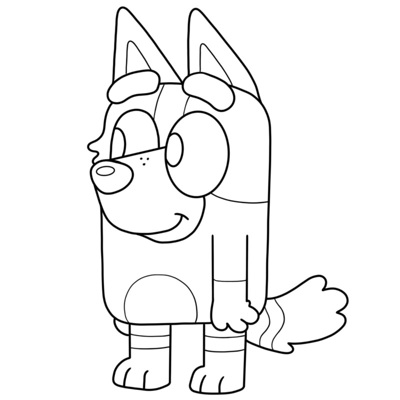 personagens bluey para pintar