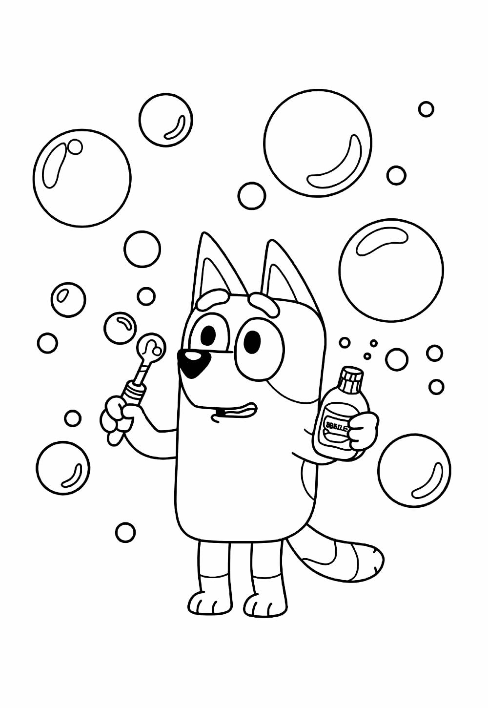 site oficial bluey desenhos para colorir