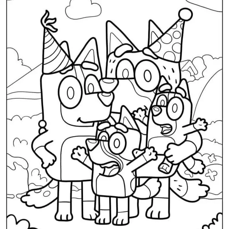 cores para pintar bluey