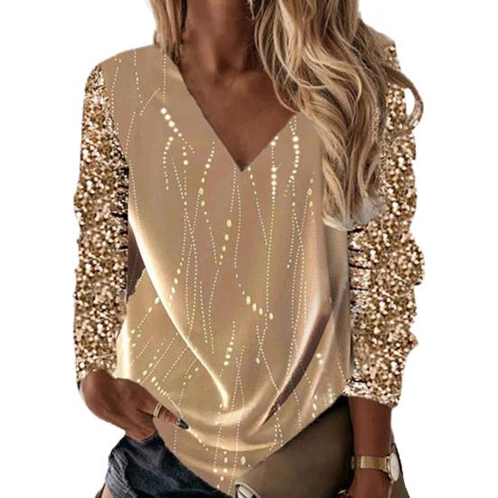 preço médio blusa dourada de paetê