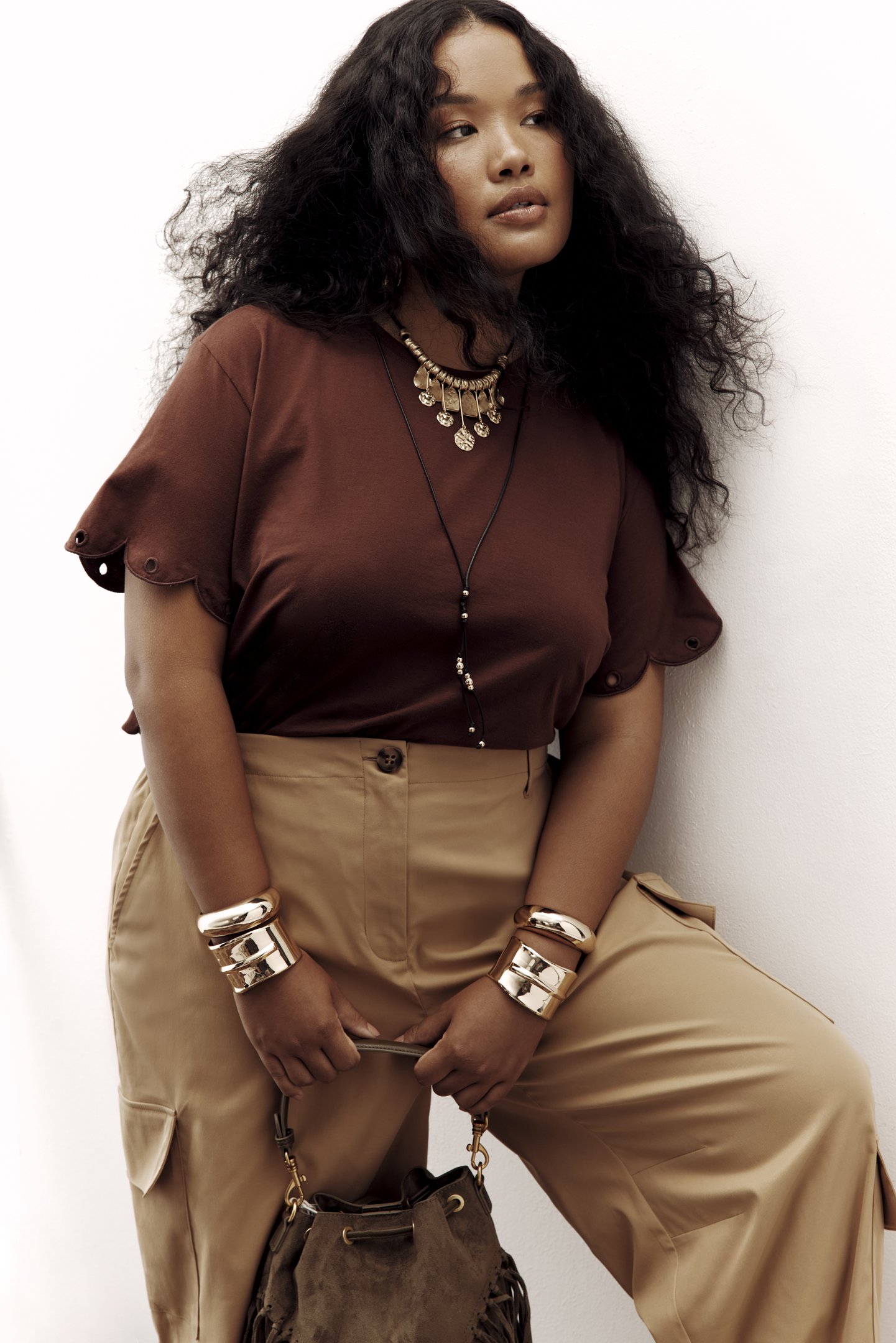 Blusa plus size toque macio
