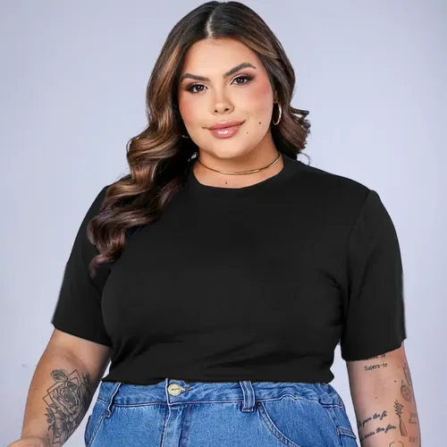 Blusa plus size respirável