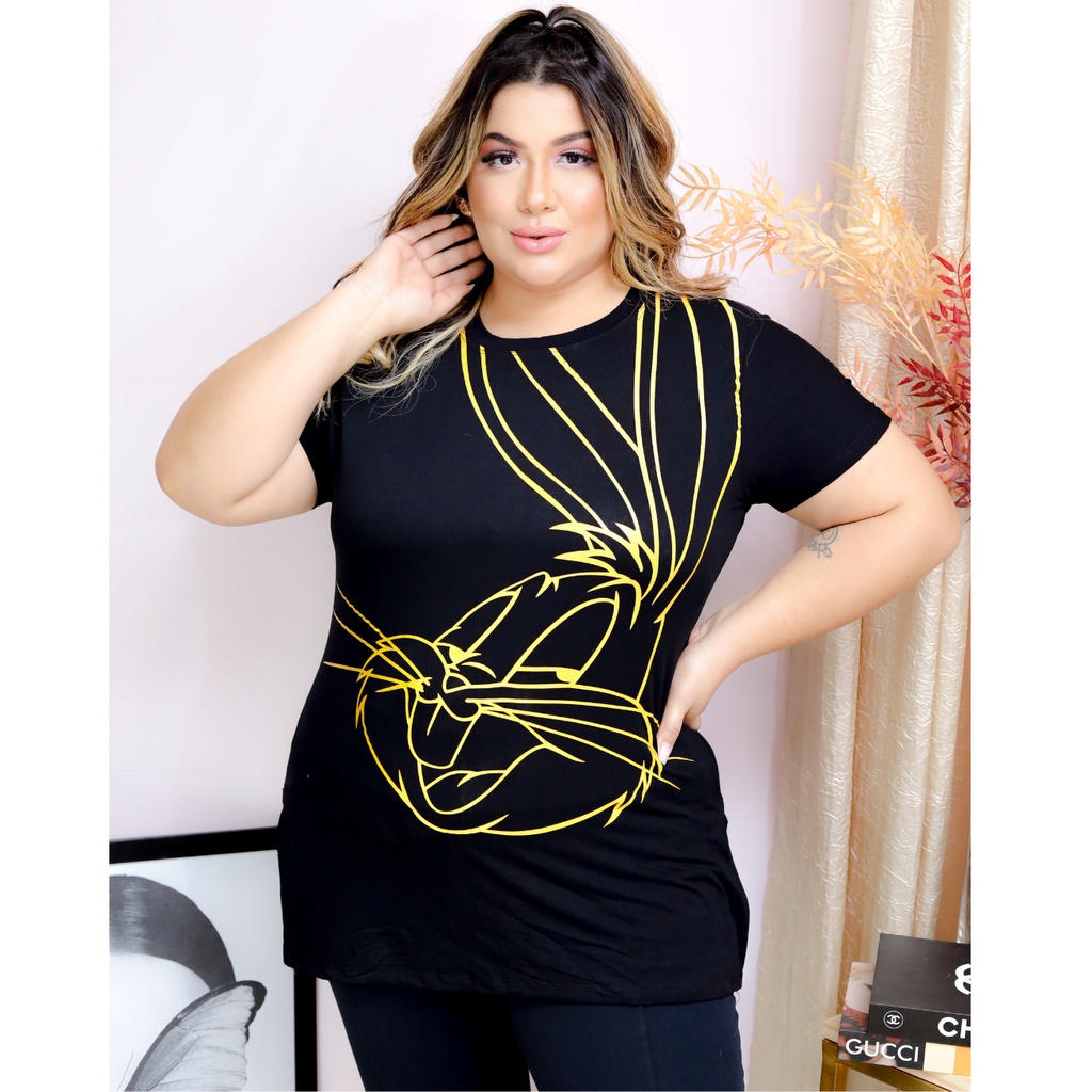 Blusa plus size regata
