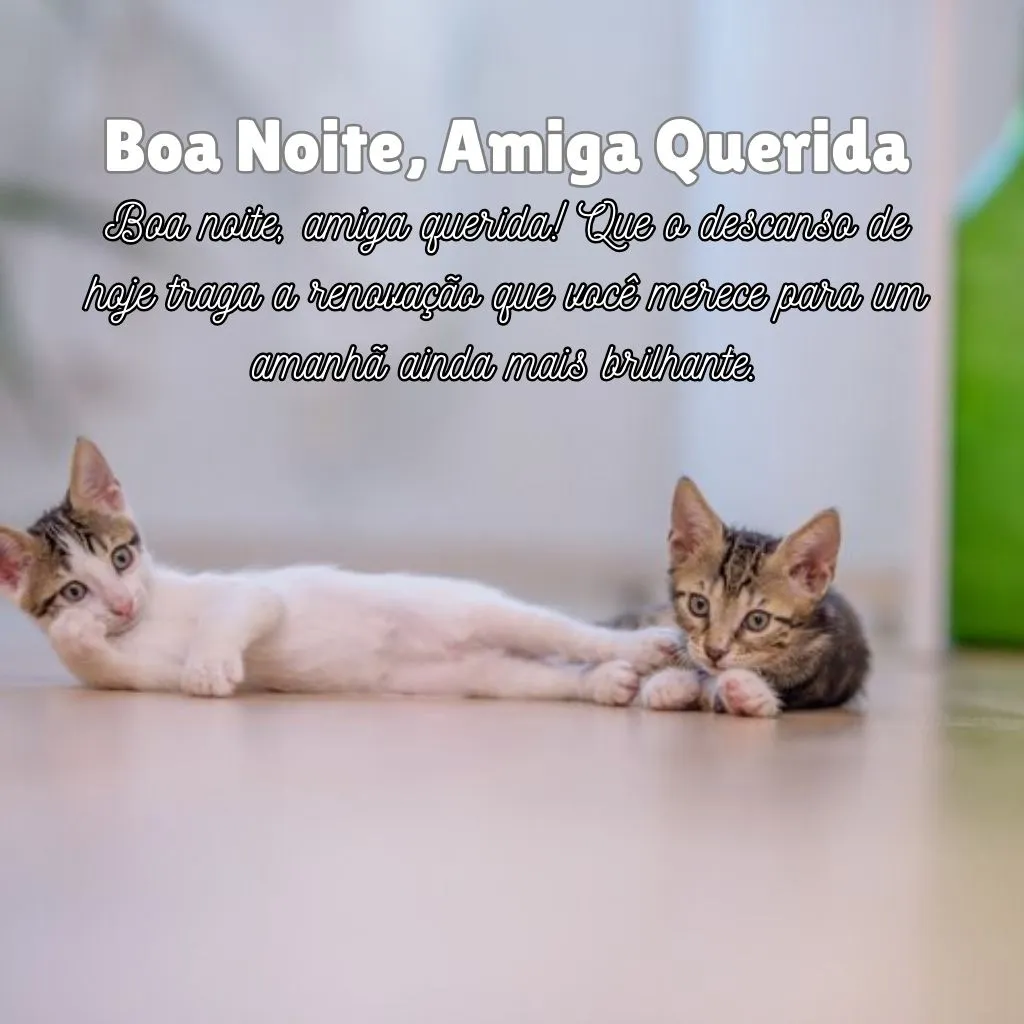 mensagens de boa noite para amiga