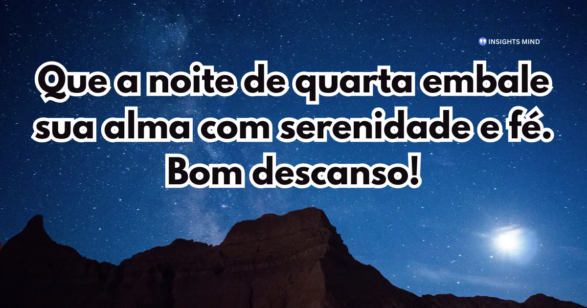pensador boa noite quarta feira