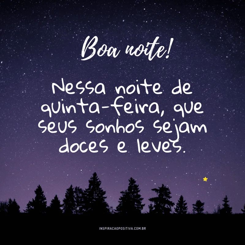 boa noite quinta feira com versiculo